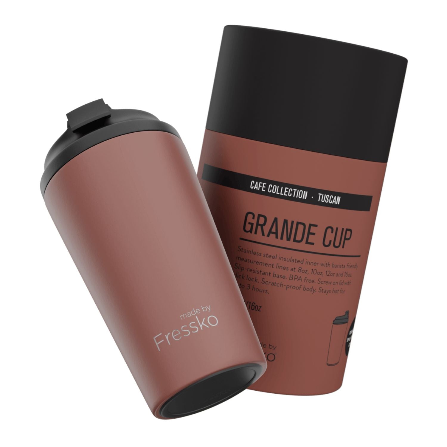 Made By Fressko Grande 16oz Insulated Stainless Steel Cup