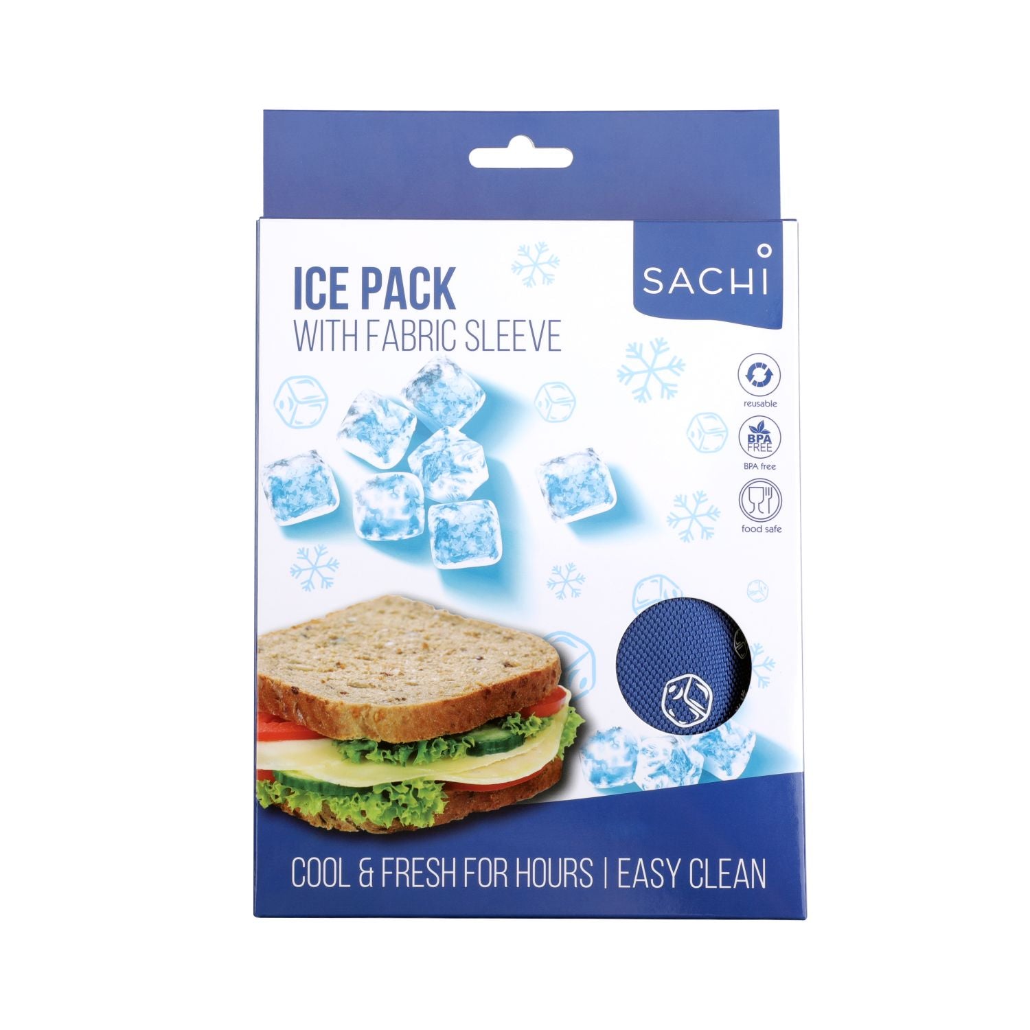 SACHI Gel Ice Pack with Fabric Sleeve