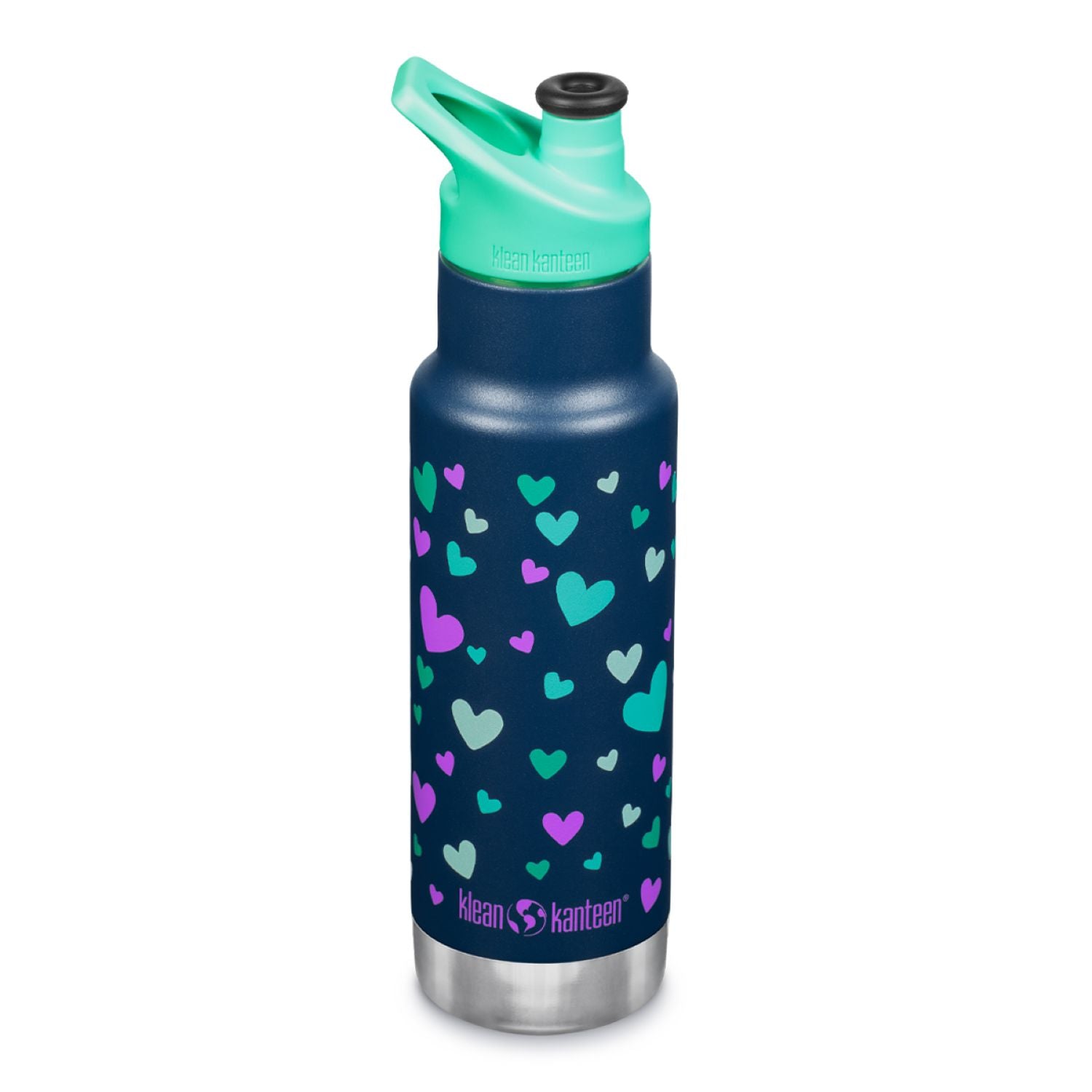 Klean Kanteen Insulated Kid Classic 12oz Water Bottle (with Kid Sport Cap)