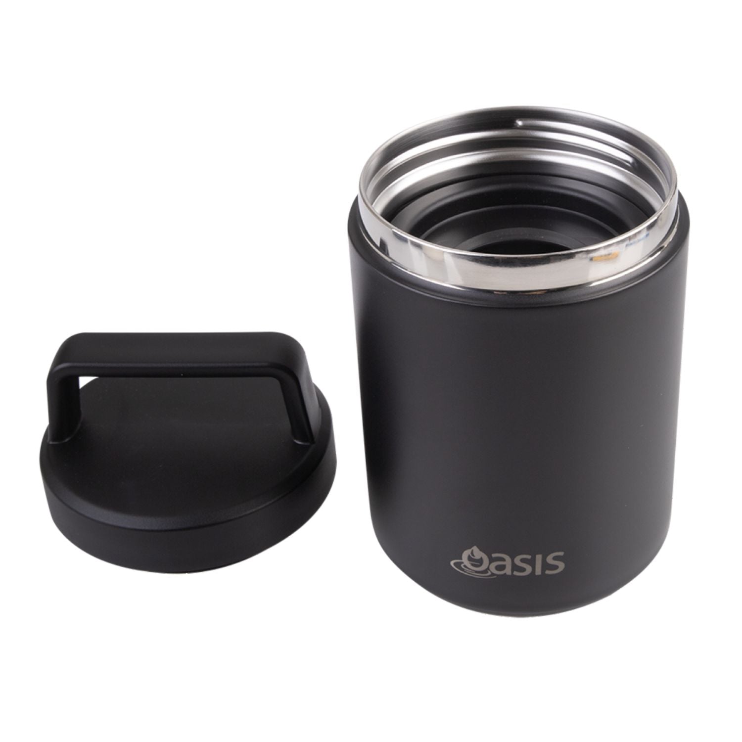 Oasis Stainless Steel Insulated Dual Compartment Food Flask with Handle 480ML | Gifts & Lifestyle, Insulated Food Flask, Travel Accessories | Oasis Bottles-11