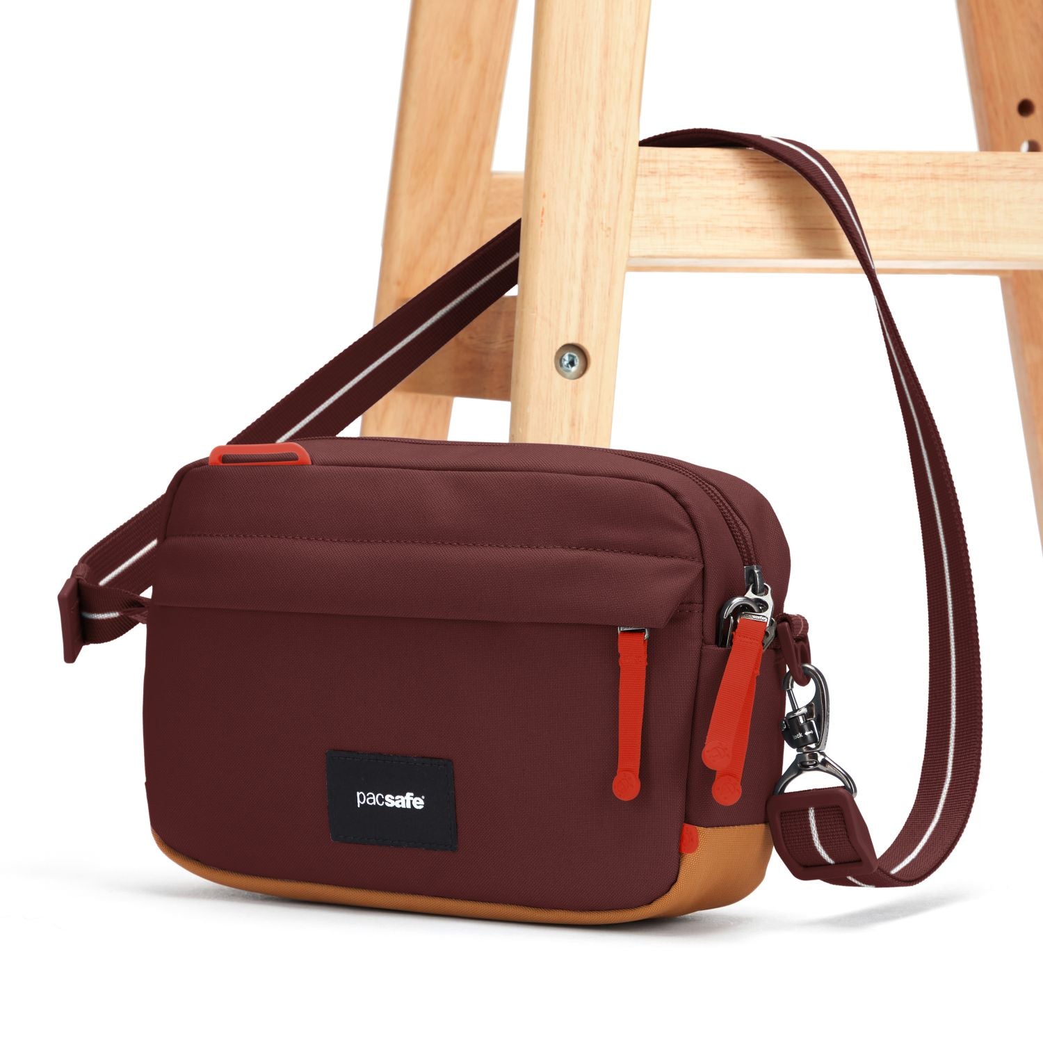 thumbnail interactive-video image 1 of Collaboraten1 Crossbody Leather Bag, Crossbody Leather Bag With Card Slots, Anti-Theft Shoulder Bags Women 1 of 12
