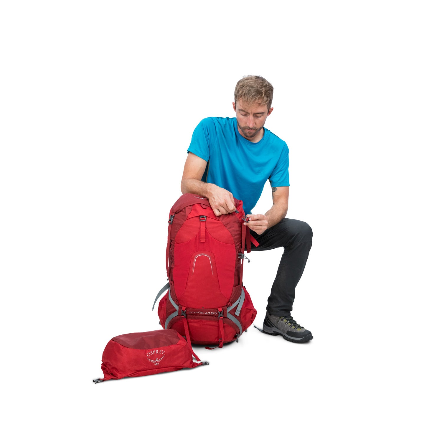 Osprey Atmos AG 50 Backpack with Raincover - Medium - Men's Backpacking | Backpacking Packs, Bags, Bags for Men, Osprey, SGTrek, SGTrek Osprey, Travel Backpacks | Osprey-10