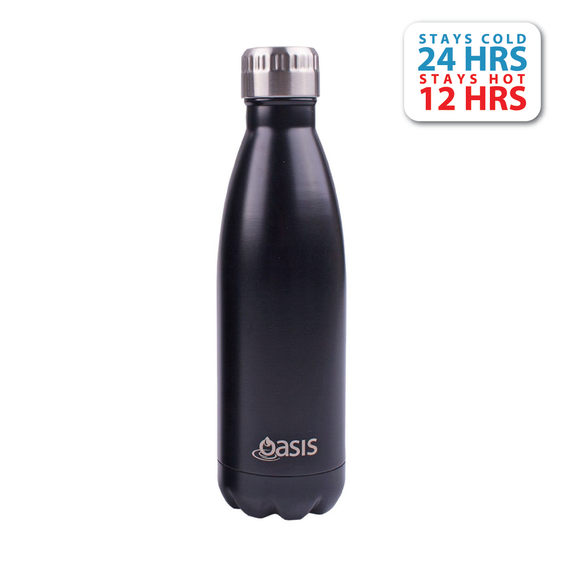 Oasis Stainless Steel Insulated Water Bottle 500ML (Plain) | Gifts & Lifestyle, Insulated Water Bottles, Travel Accessories, Water Bottles | Oasis Bottles-2