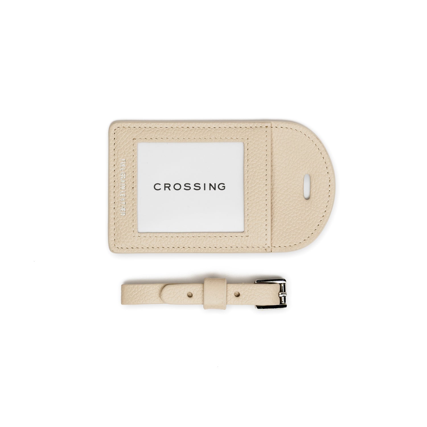 Crossing Milano Leather Luggage Tag