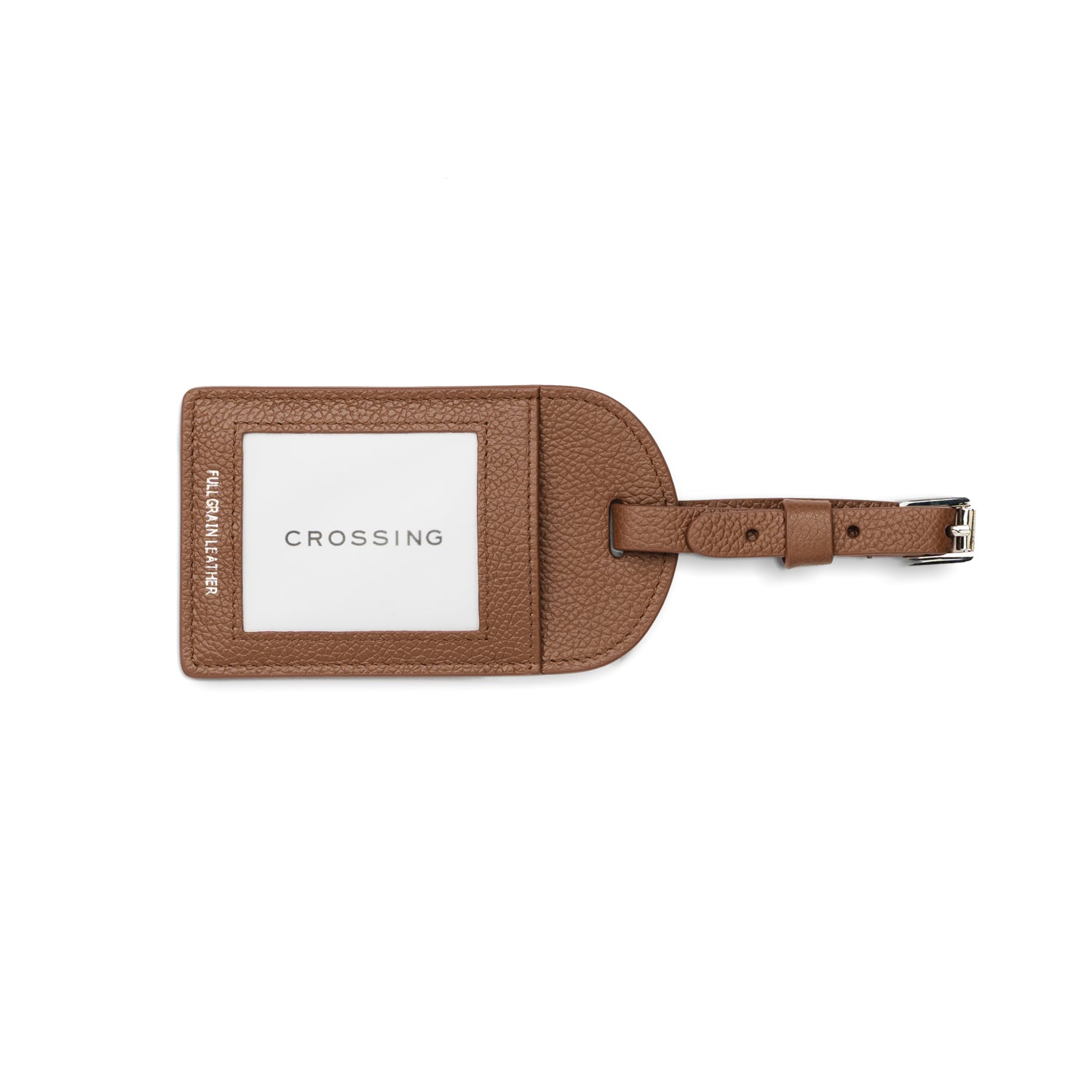 Crossing Milano Leather Luggage Tag