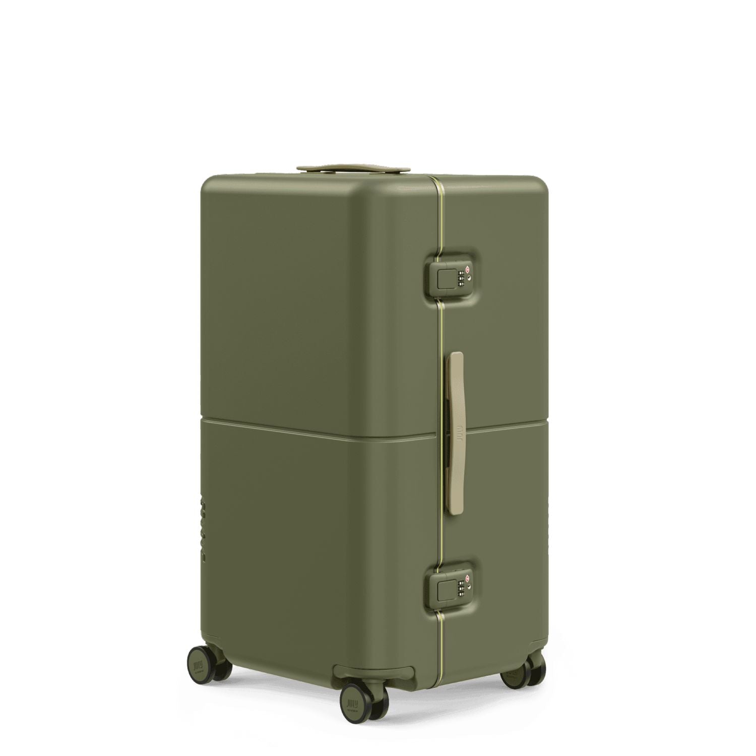 July Checked Trunk Polycarbonate Frame 28" Luggage (SA)