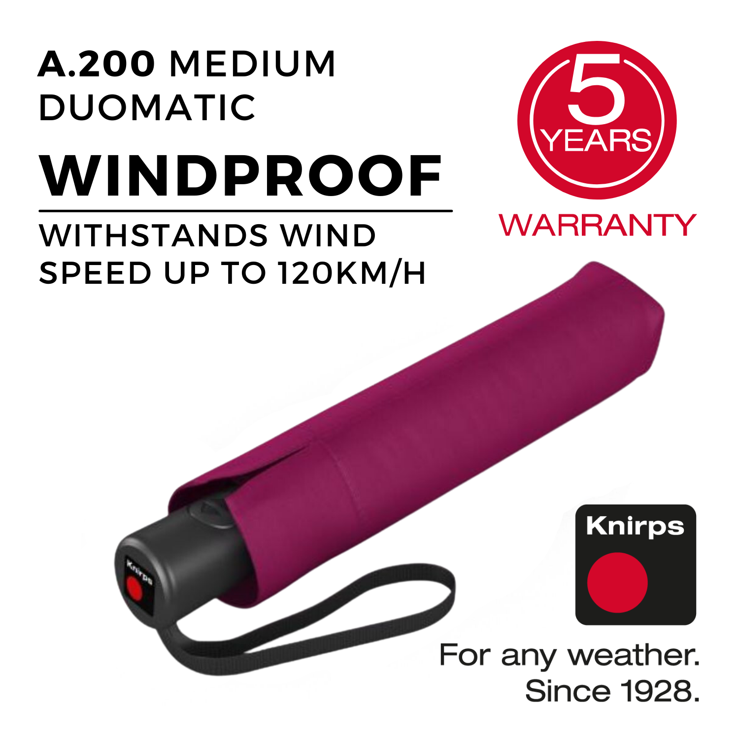 Knirps A.200 Medium Duomatic Umbrella V2