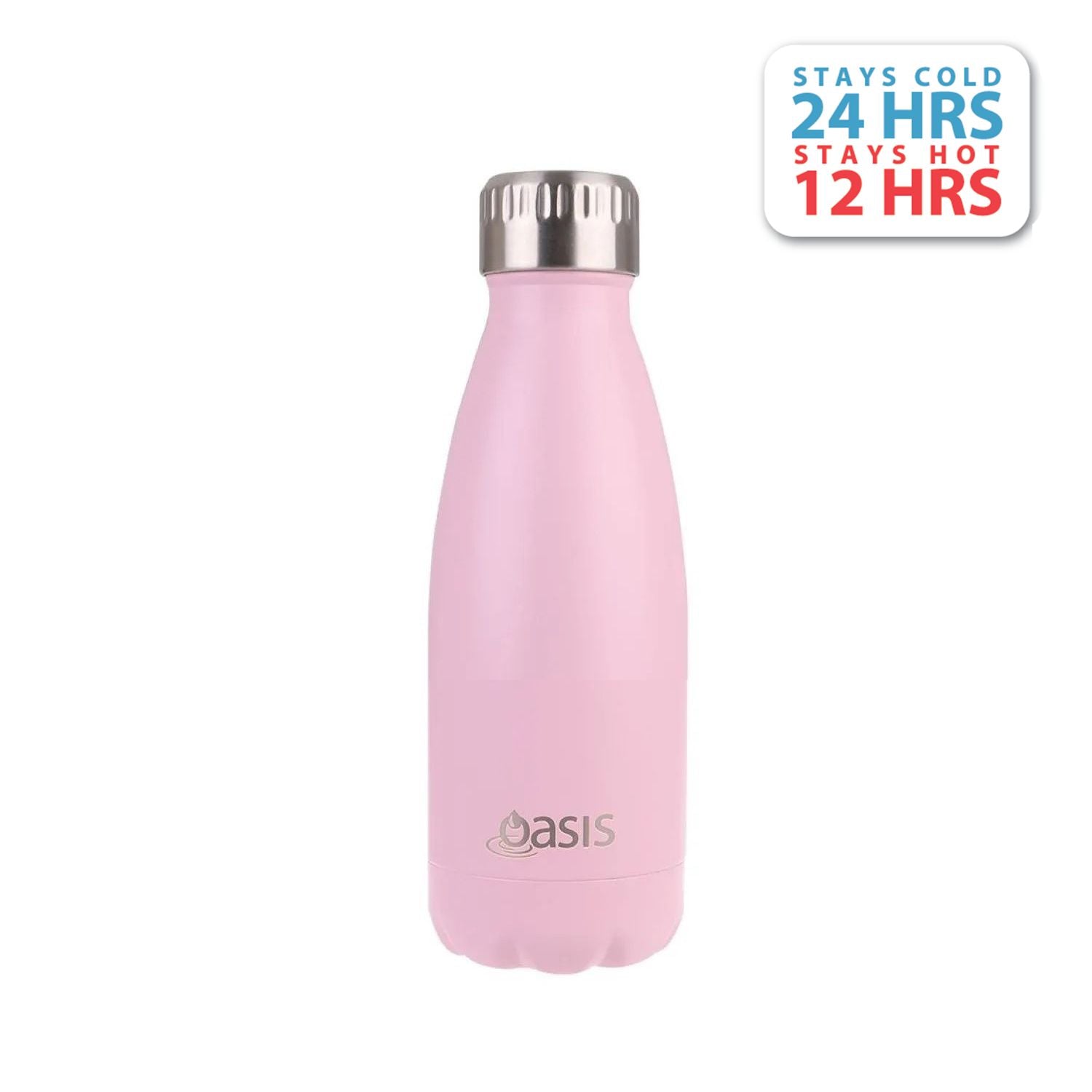 Oasis Stainless Steel Insulated Water Bottle 350ML (Plain) | Gifts & Lifestyle, Insulated Water Bottles, Travel Accessories, Water Bottles | Oasis Bottles-4