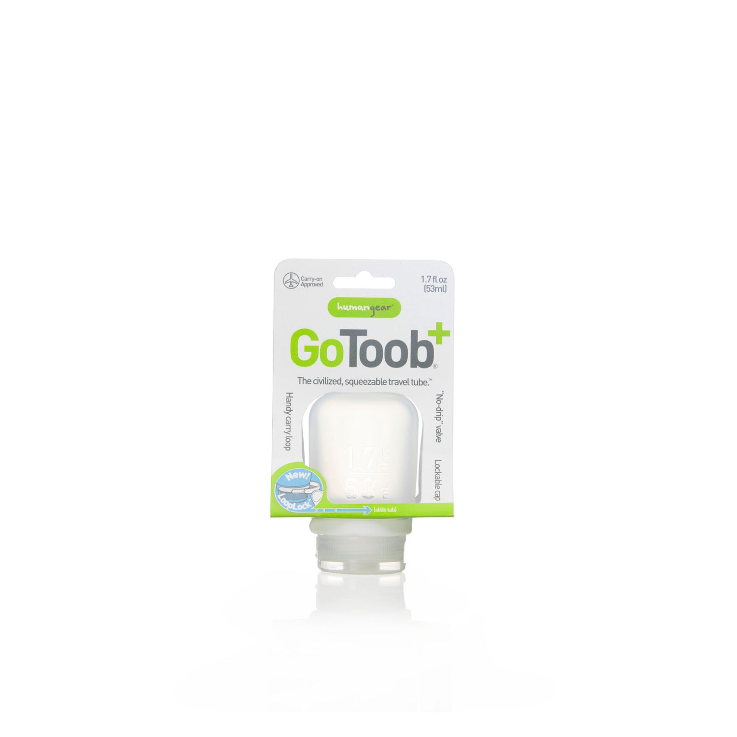 Humangear Small Gotoob Travel Bottle  1.7Oz/53Ml