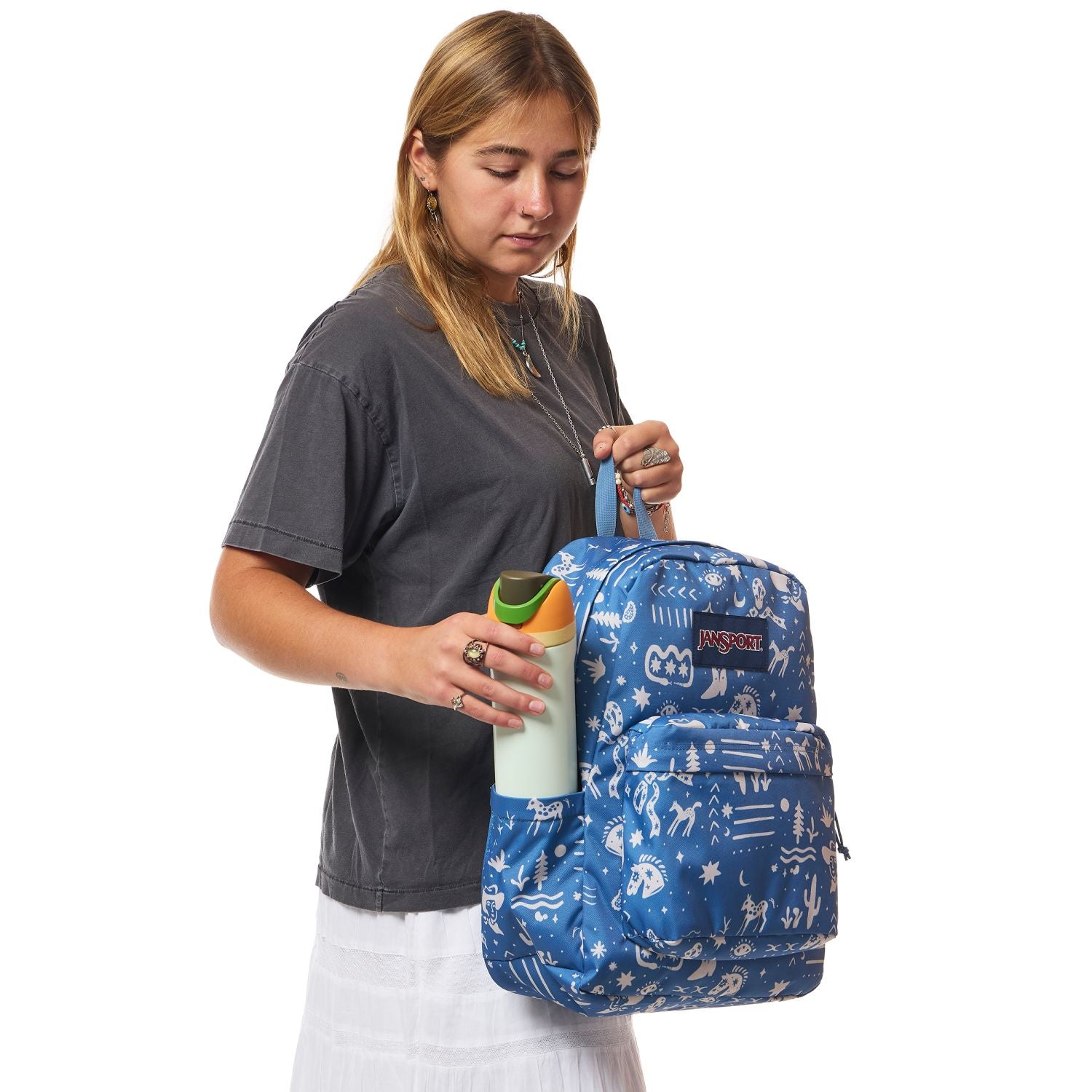 Jansport Superbreak Plus Backpack (Printed 2)