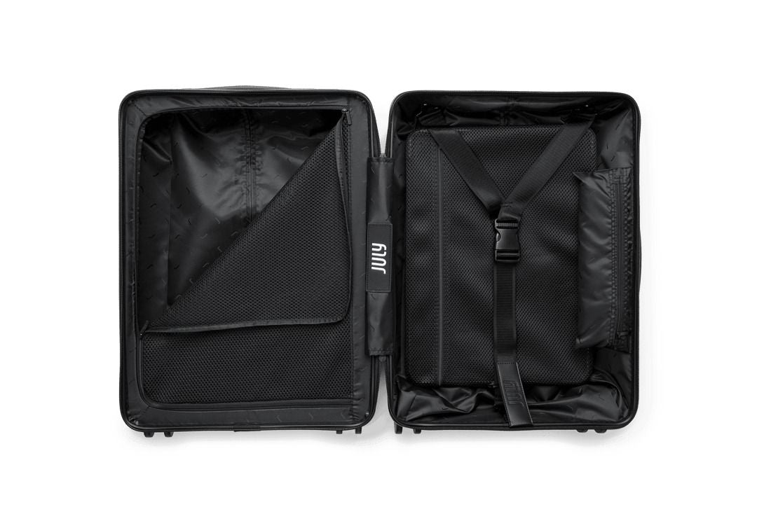 July Checked Plus Expandable Polycarbonate With Casesafe Tracking 28" Luggage