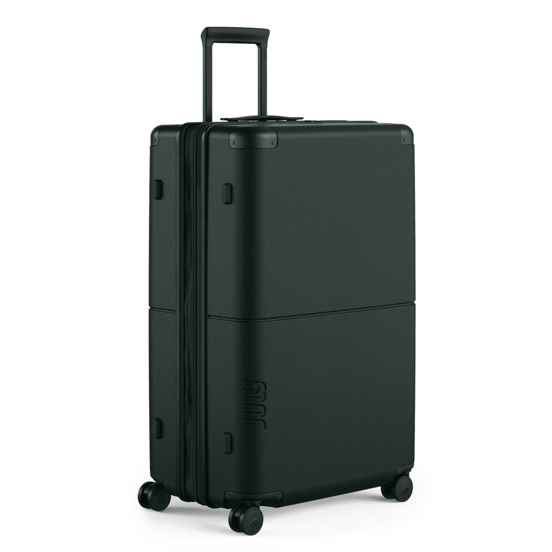 July Checked Plus Expandable Polycarbonate With Casesafe Tracking 28" Luggage