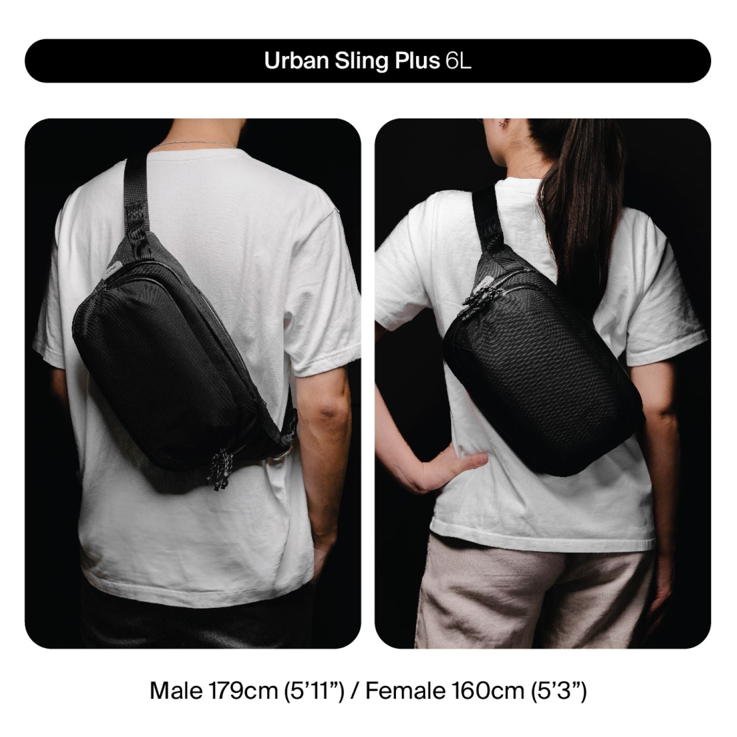 Orbitkey Urban Sling Bag Plus 6L