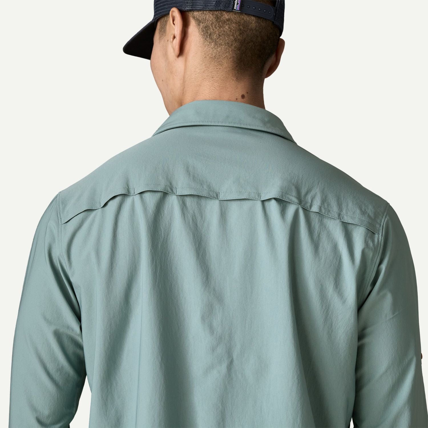 Patagonia Men's Long-Sleeved Self-Guided Sun Shirt (Blue Sage)