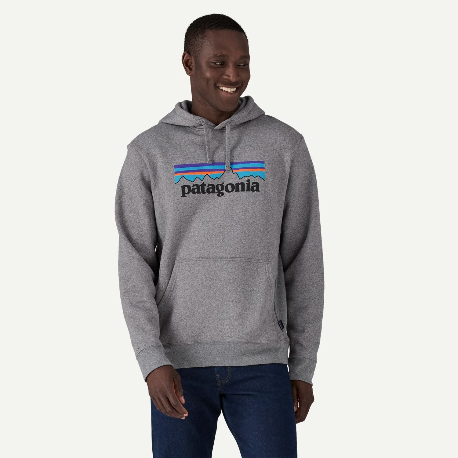 Patagonia Men's P-6 Logo Uprisal Hoody (Gravel Heather)
