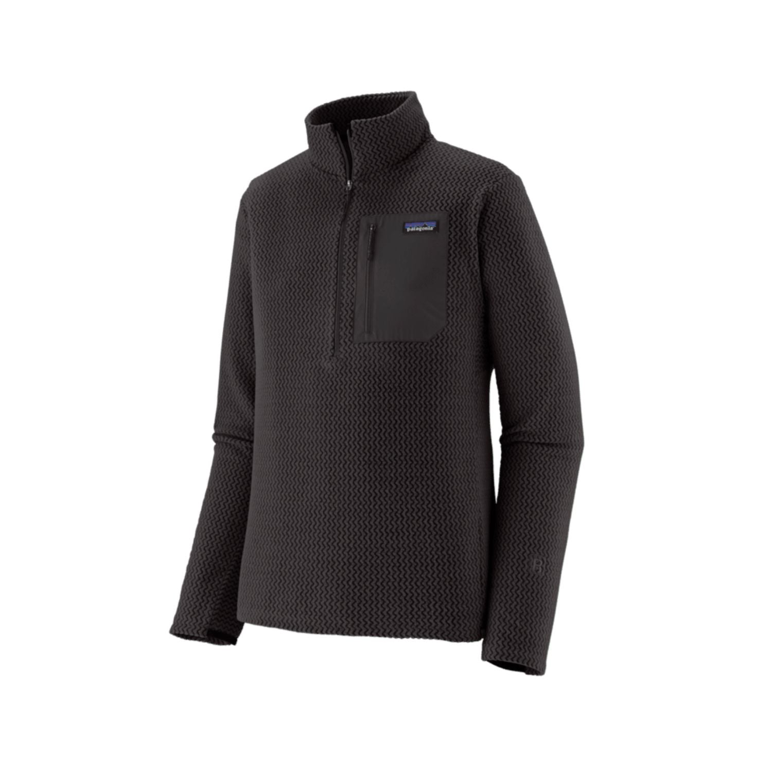 Patagonia Men's R1® Air Fleece Zip-Neck (Black)