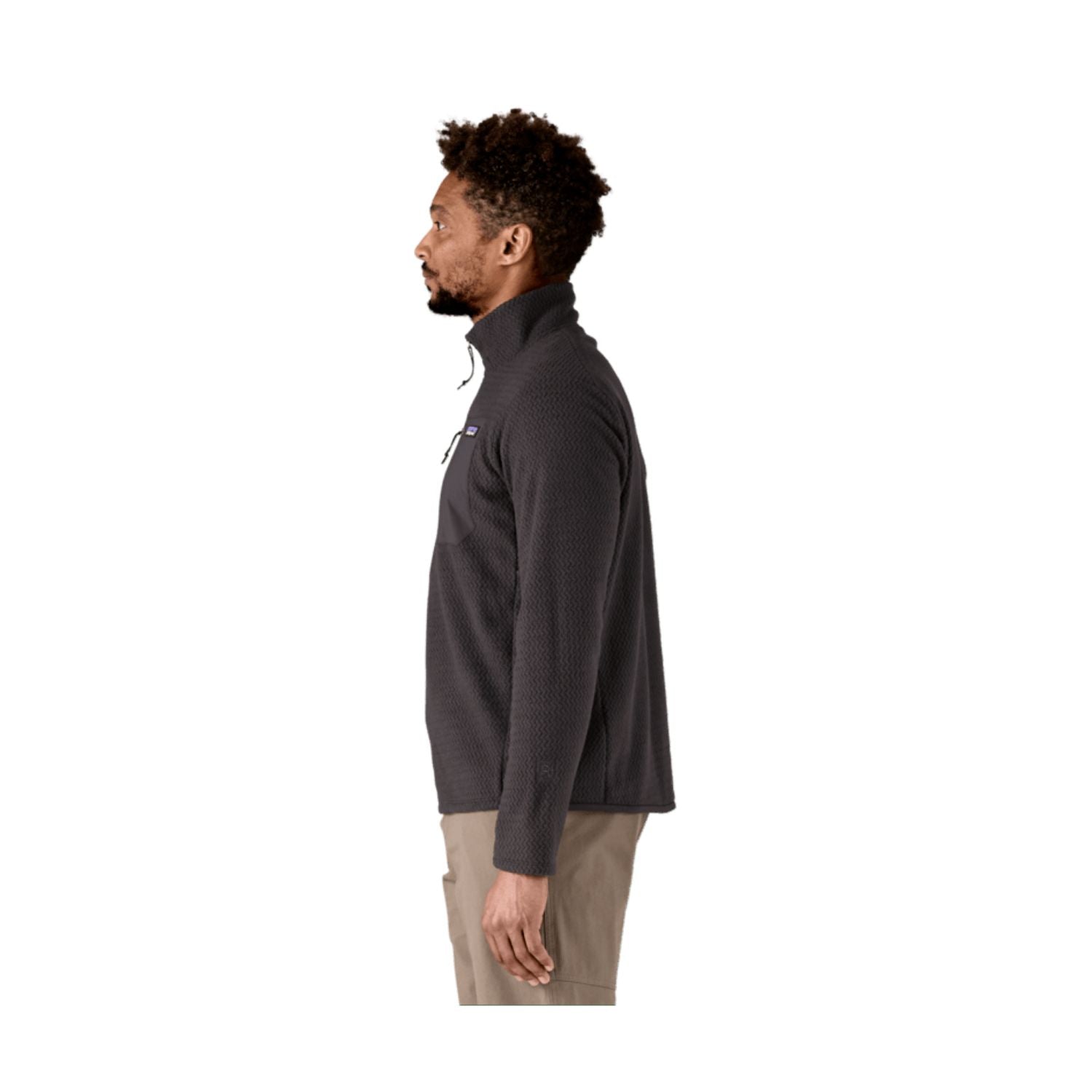 Patagonia Men's R1® Air Fleece Zip-Neck (Black)
