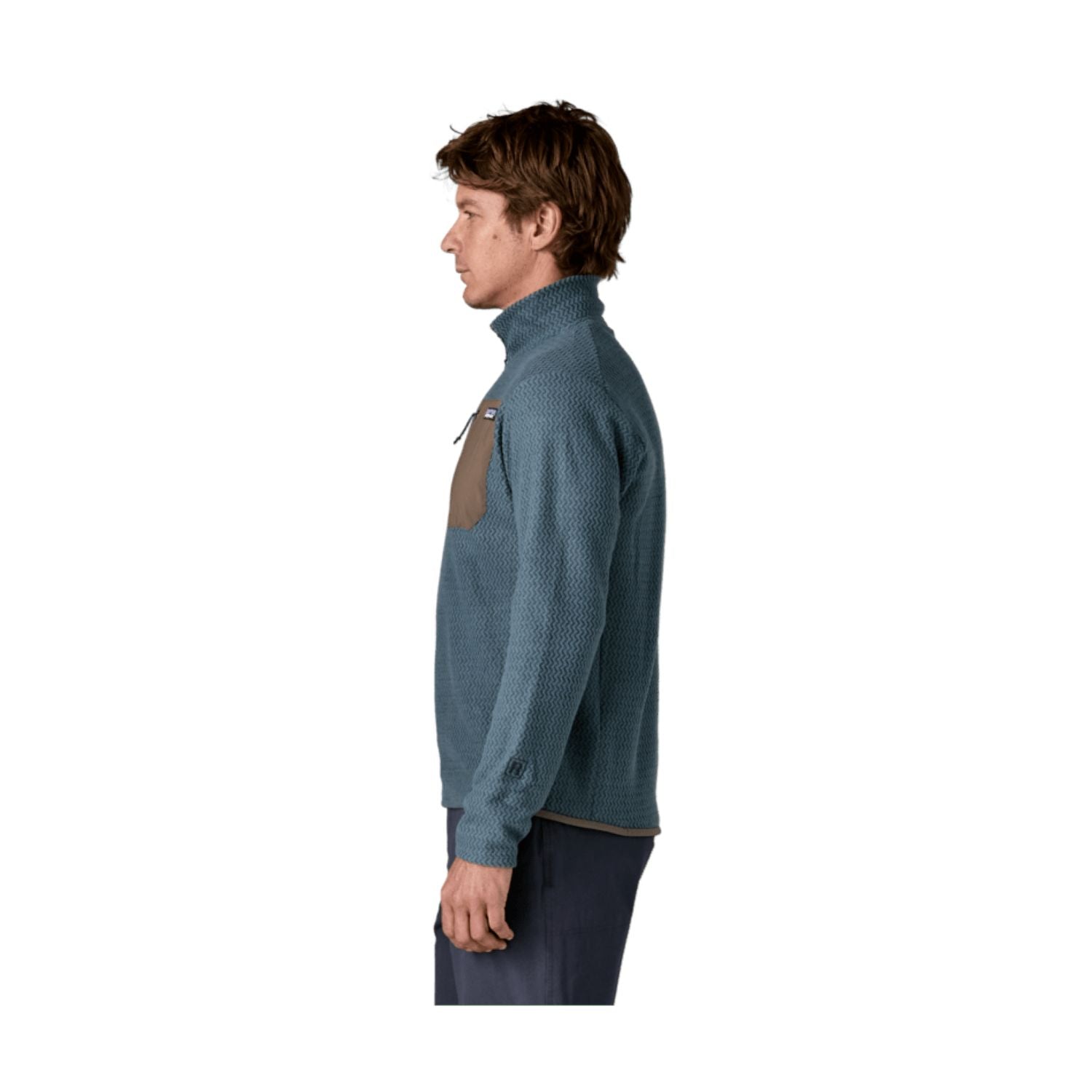 Patagonia Men's R1® Air Fleece Zip-Neck (Summit Blue)