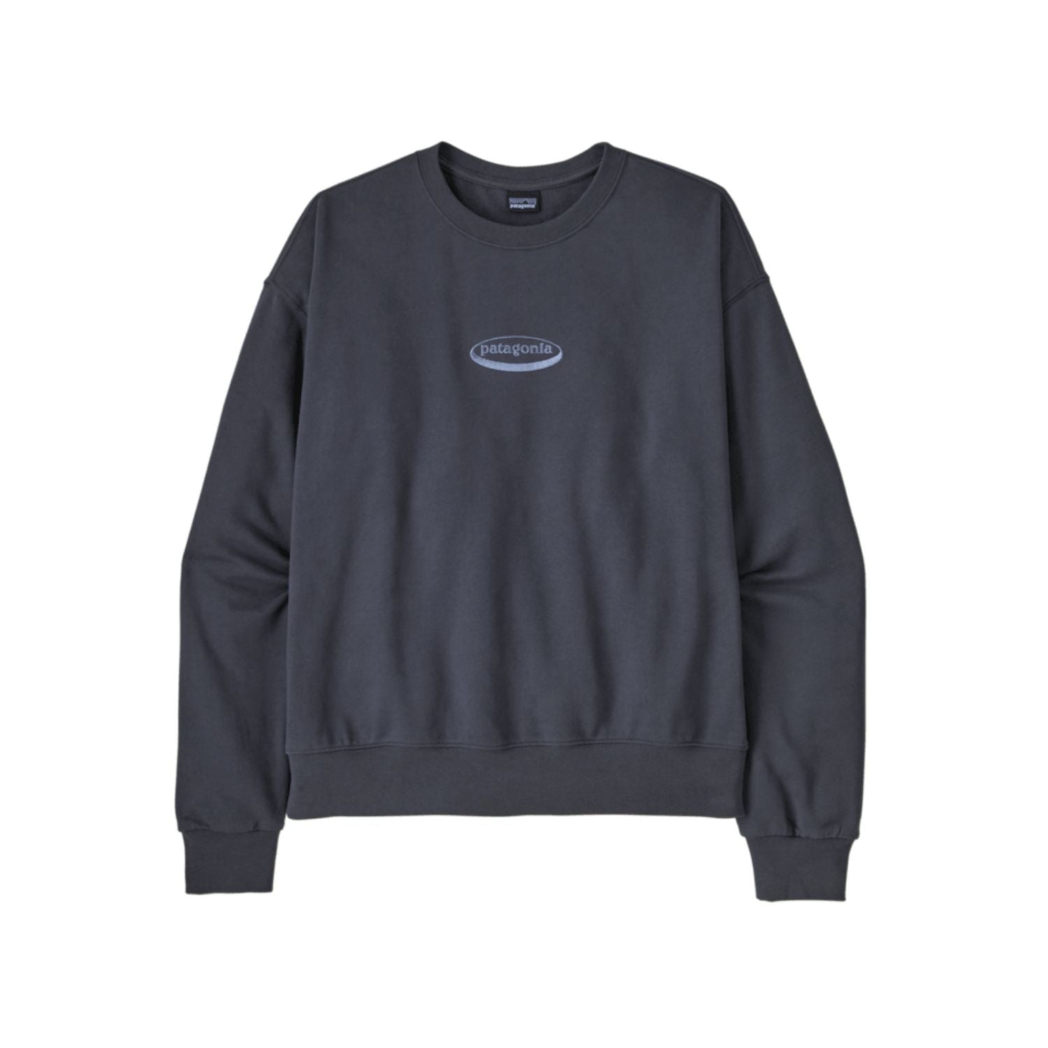 Patagonia Women's '95 Oval Logo Daily Crew (Smolder Blue)