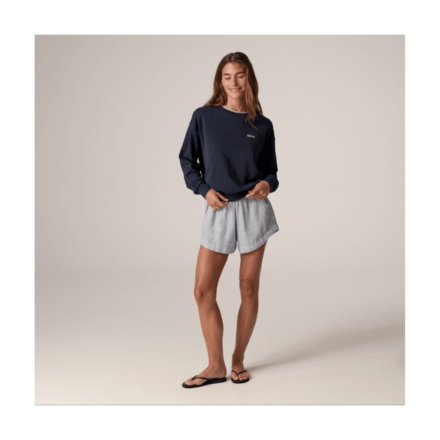 Patagonia Women's Daily Crew (Sunken Blue)
