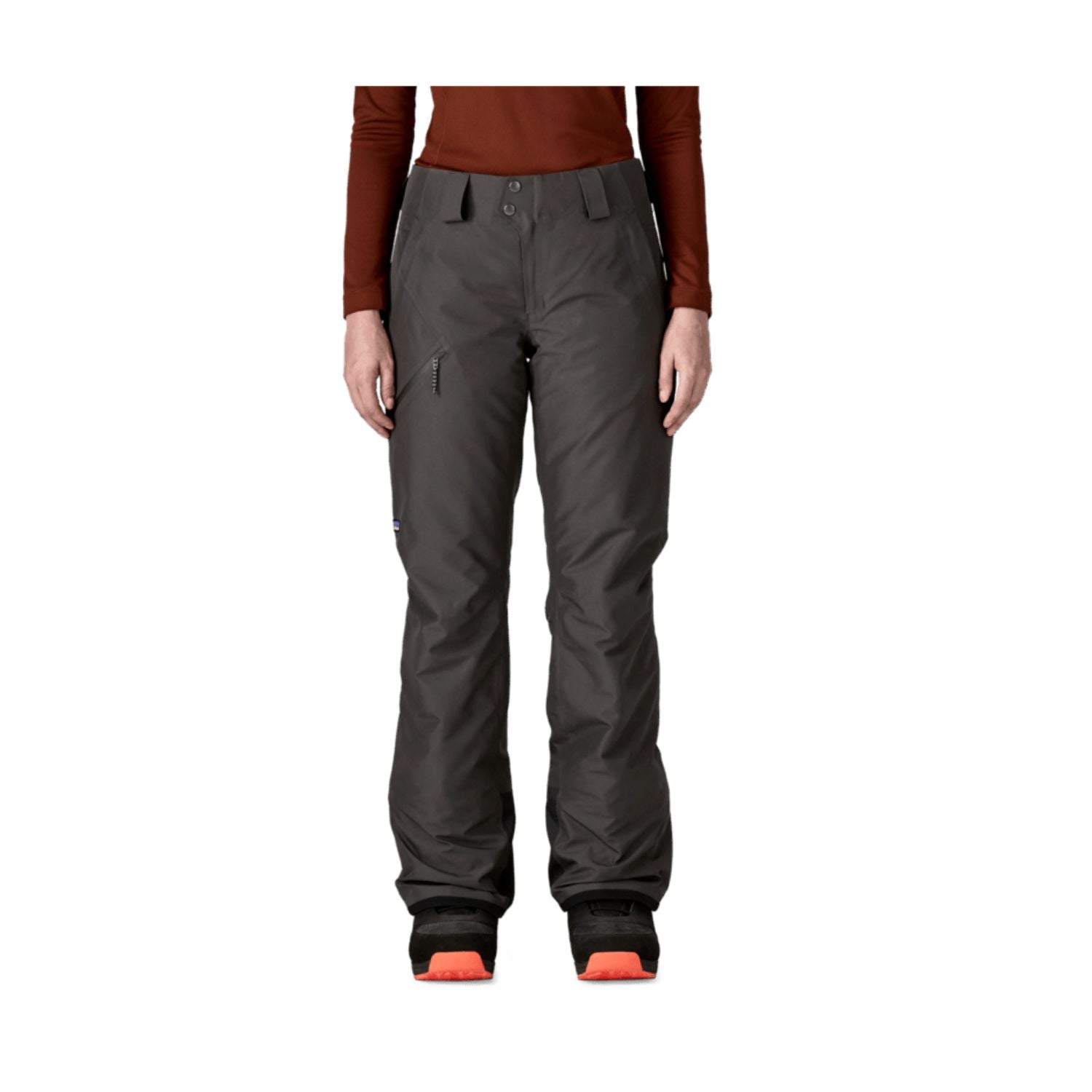 Patagonia Women's Insulated Powder Town Pants - Regular (Weathered Stone)