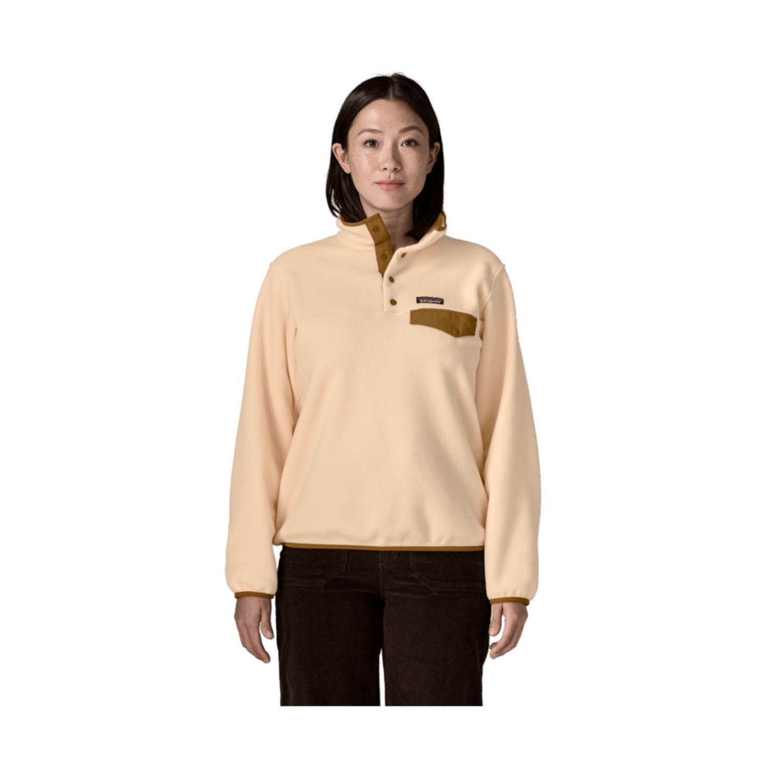 Patagonia Women's Lightweight Synchilla® Snap-T® Fleece Pullover (Natural)