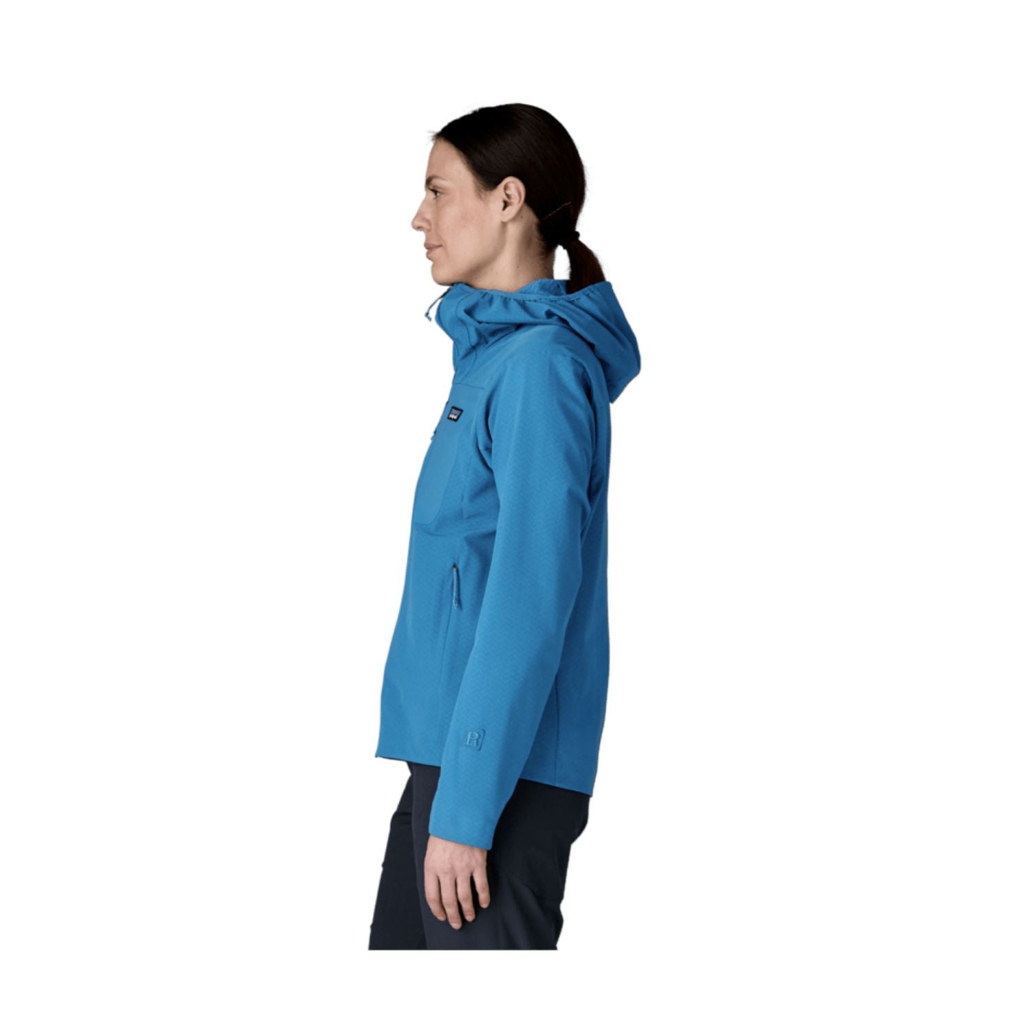Patagonia Women's R1® Crossstrata Hoody (Black)