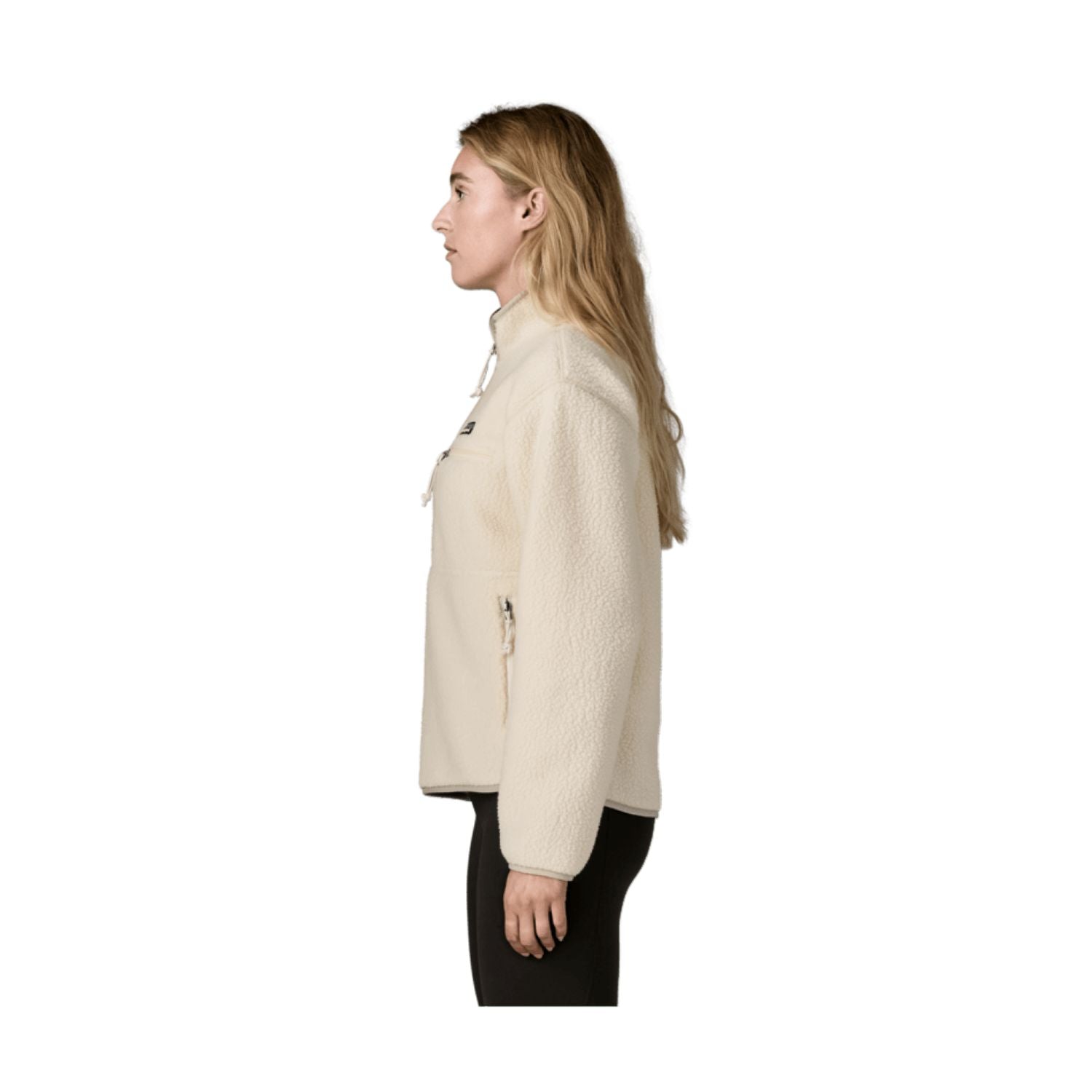 Patagonia Women's Retro Pile Marsupial Fleece Pullover (Natural)