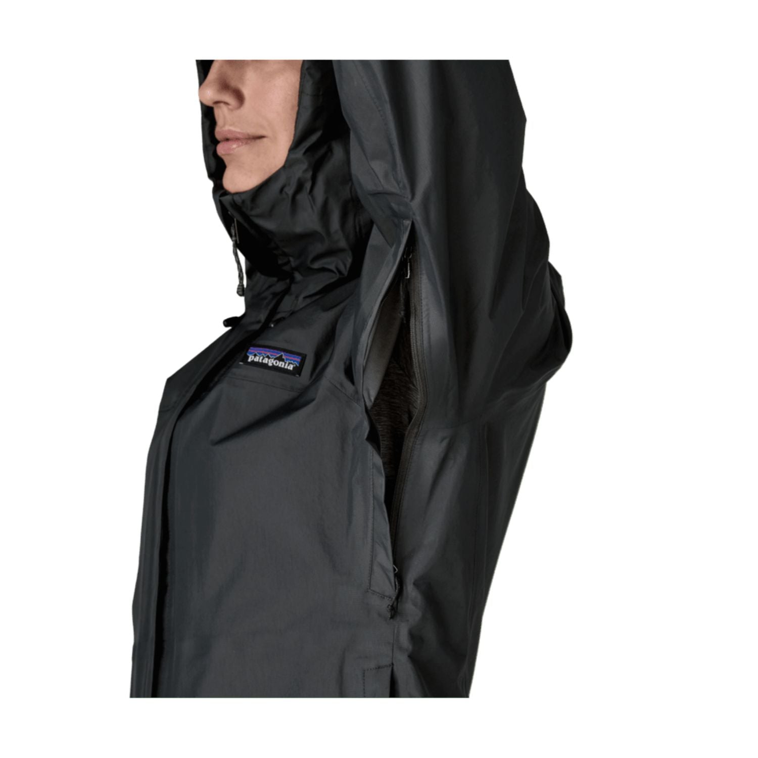 Patagonia Women's Torrentshell 3L Rain Jacket (Black)