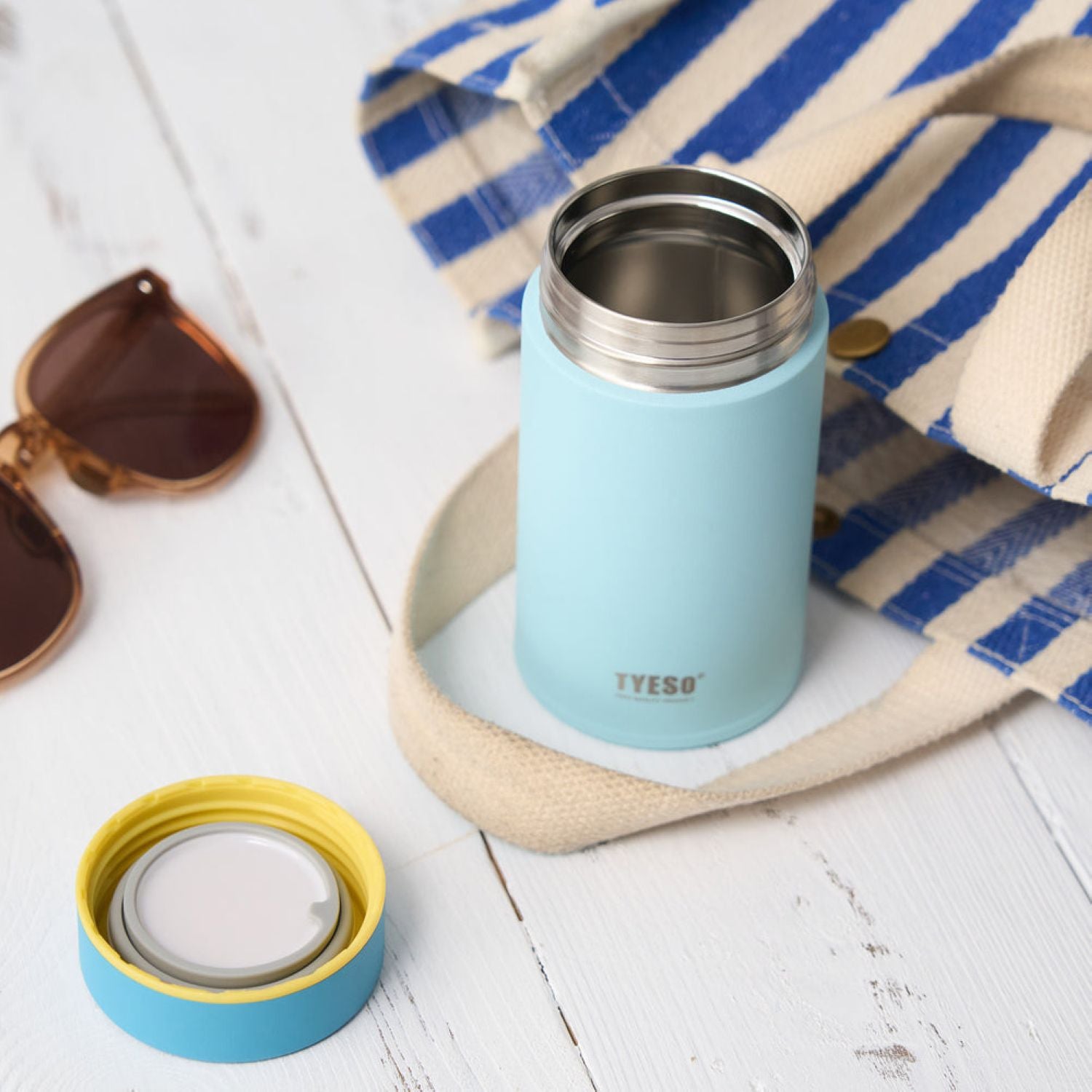 Tyeso Petal Inner S/S 316 Vacuum Insulated Food Jar 200ML - Orange