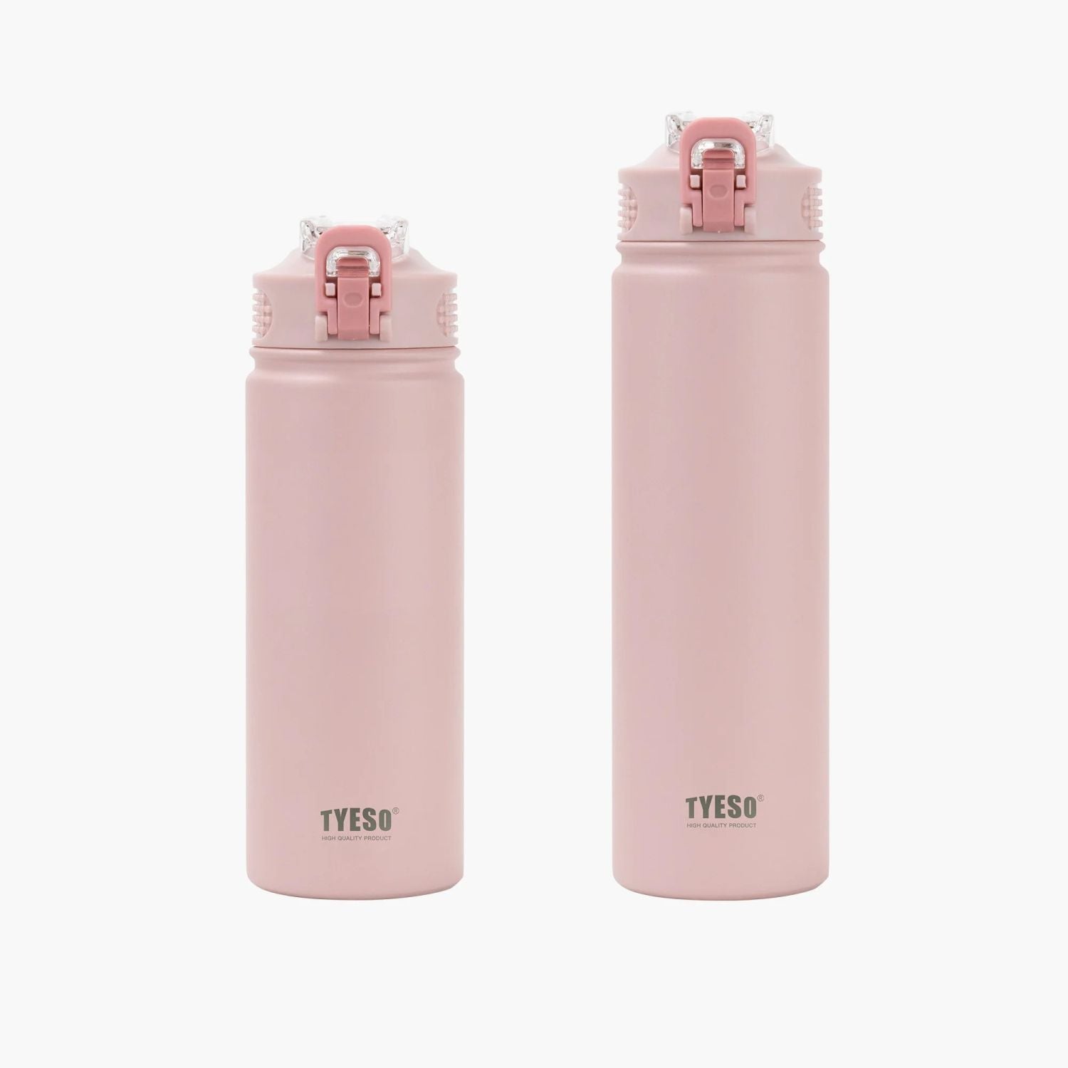 Tyeso Wander Lockable One Press Straw Flip Lid S/S Vacuum Insulated Bottle With Handle 750ml