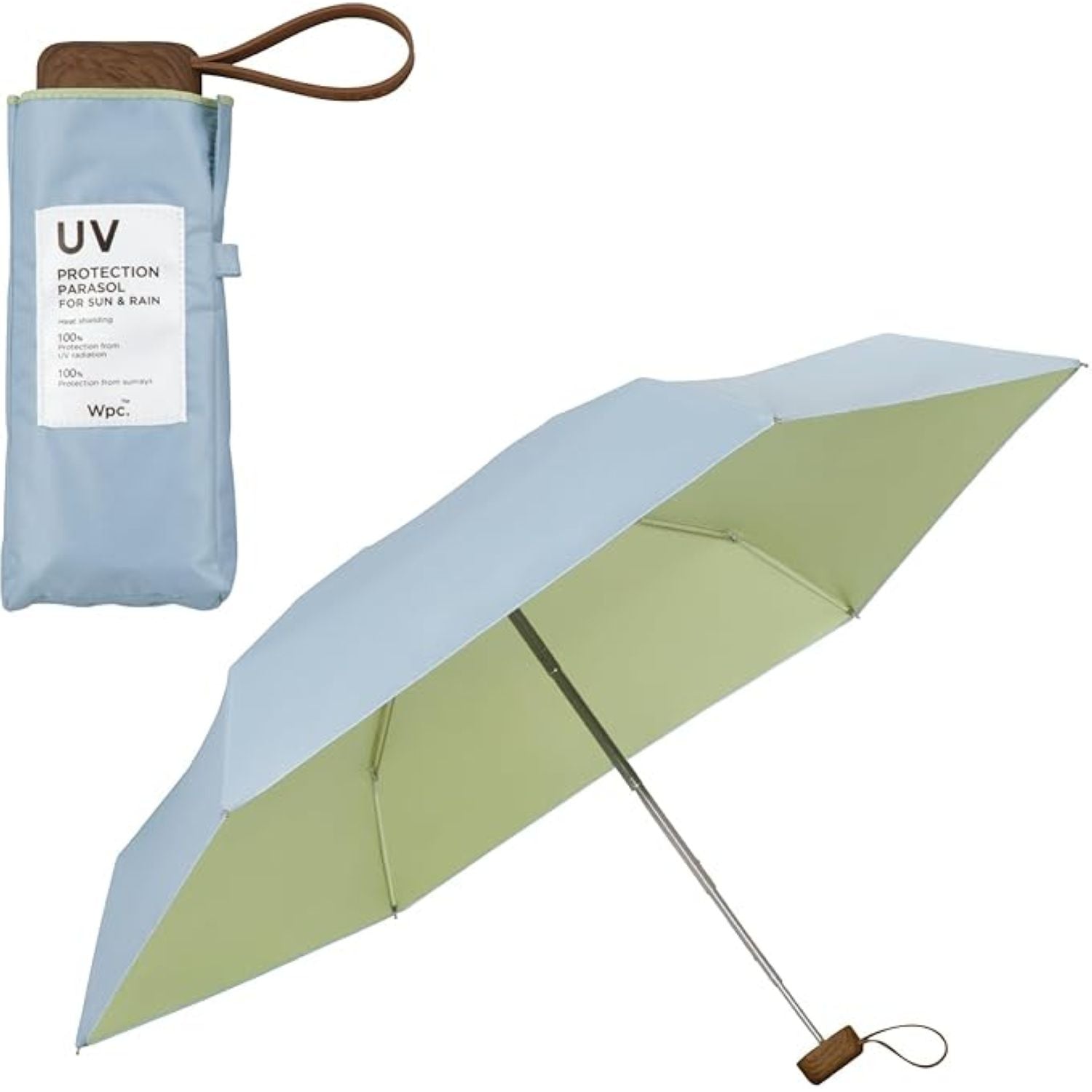 WPC Color Inside (2025) UV Protection Upf 50+ Umbrella 50cm