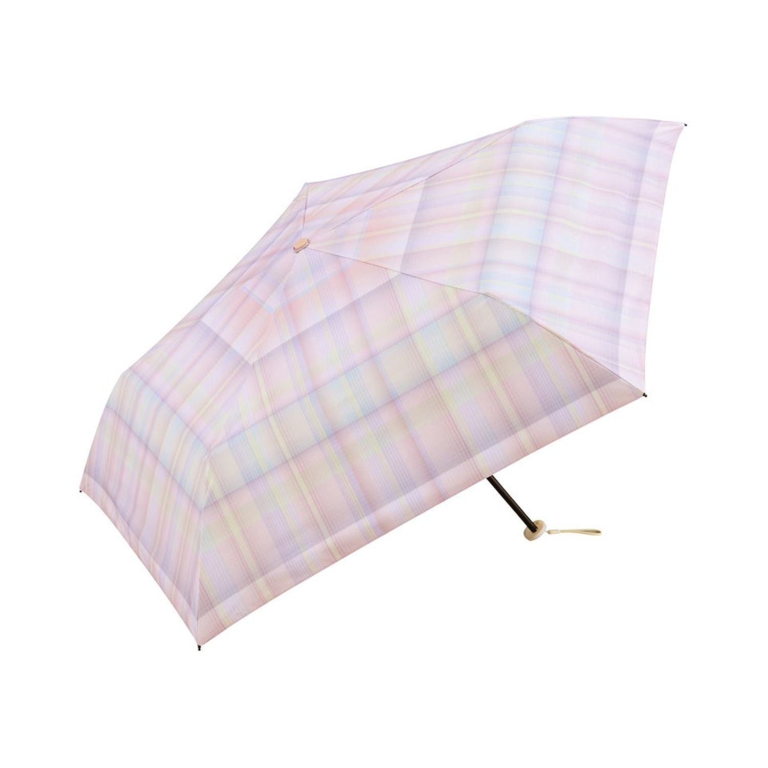 WPC Gradation Check Mini UV Protection UPF 50+ Umbrella 50cm