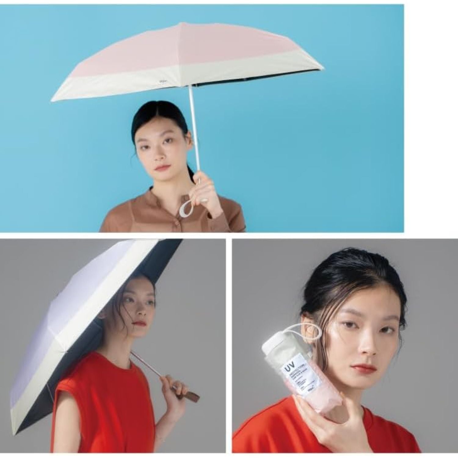 WPC Patchwork Tiny (2025) UV Protection UPF 50+ Umbrella 47cm